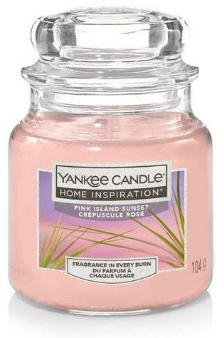 YANKEE CANDLE Yankee Candle Home Inspiration fragranza Pink Island Sunset candela piccola